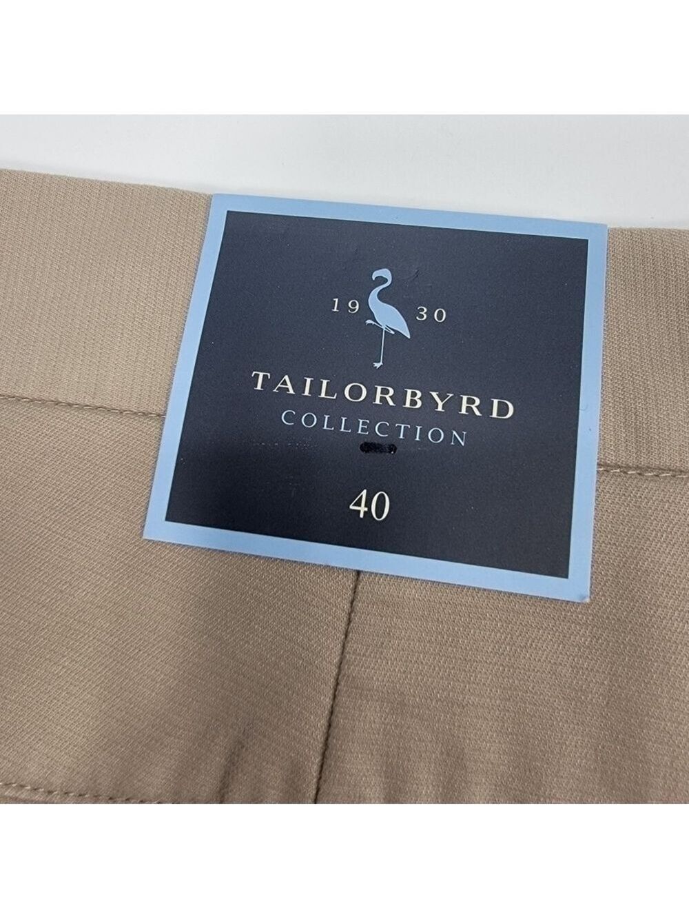 NEW Tailorbyrd Stretch Chino Performance Casual Golf Shorts Men's 40 Dark Khaki - Picture 7 of 11